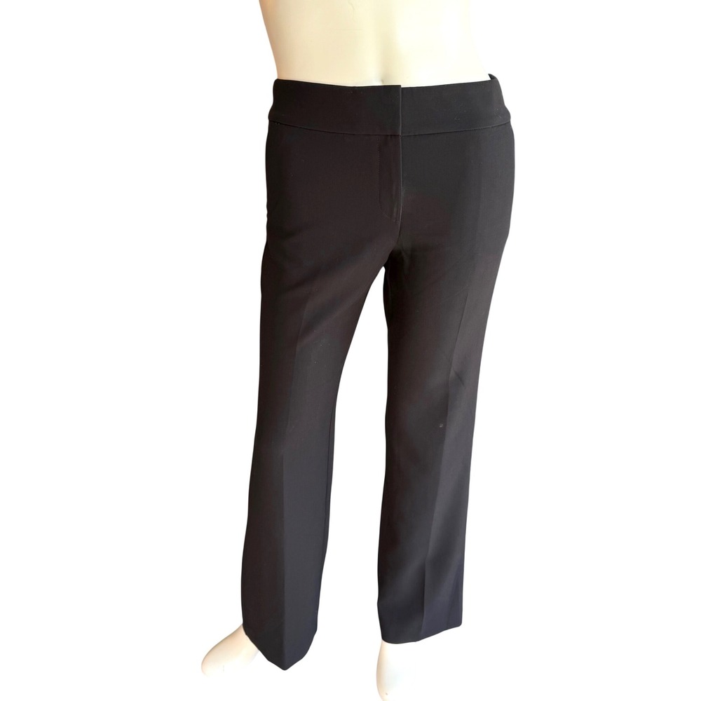 Ann Taylor Black Bootcut Trousers Office‎ Siren Quiet Luxury Neo Minimalism 14
